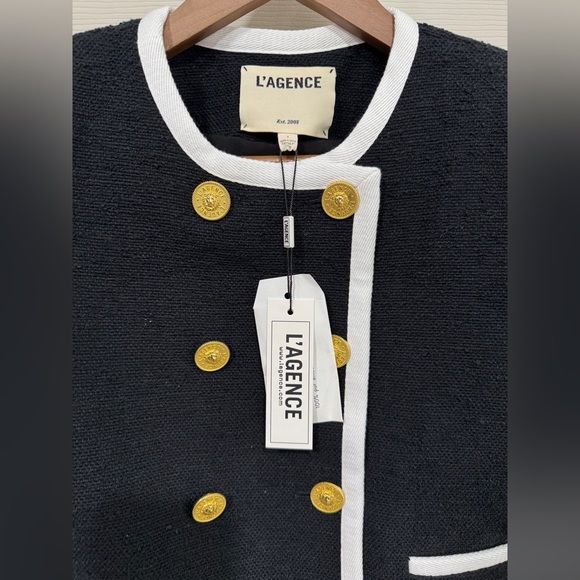 L’agence Mazikeen Tweed Jacket $725 NWT - Picture 10 of 15